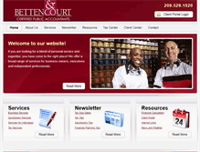 Tablet Screenshot of bettencourtcpa.com